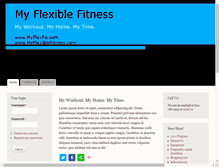 Tablet Screenshot of myflexfit.com